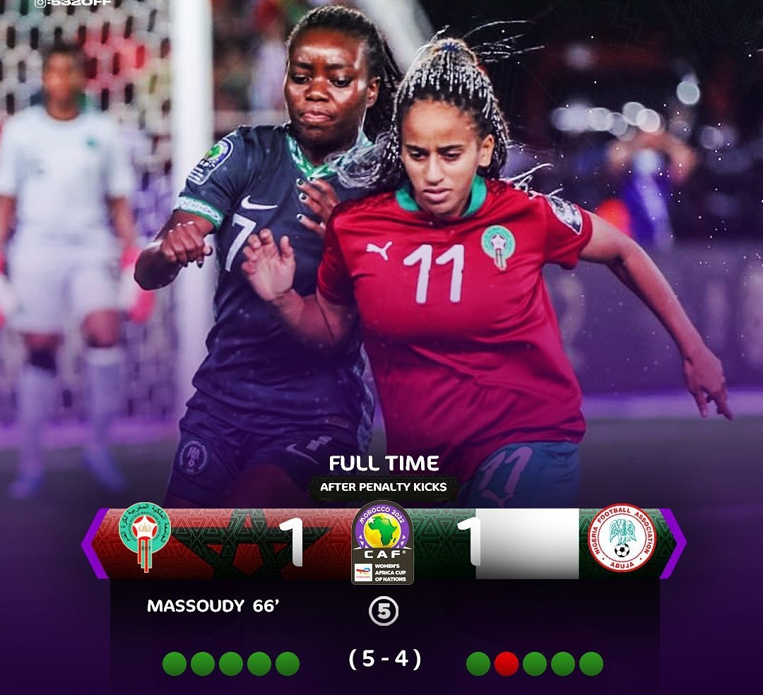 WAFCON 2022: Host, Morocco upset Falcons to secure final spot