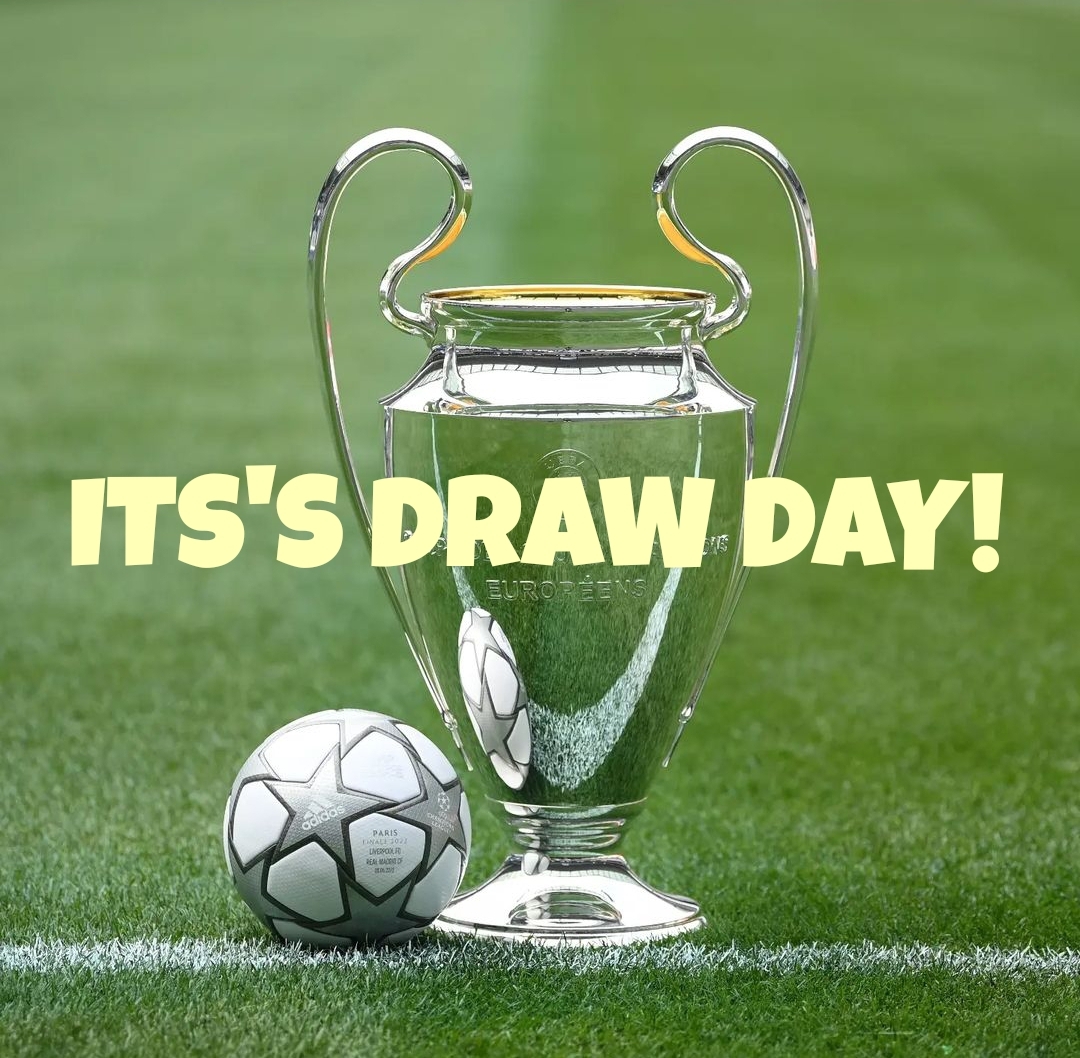 UCL: Champions league draw takes centre stage tonight