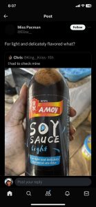 fake soy sauce
