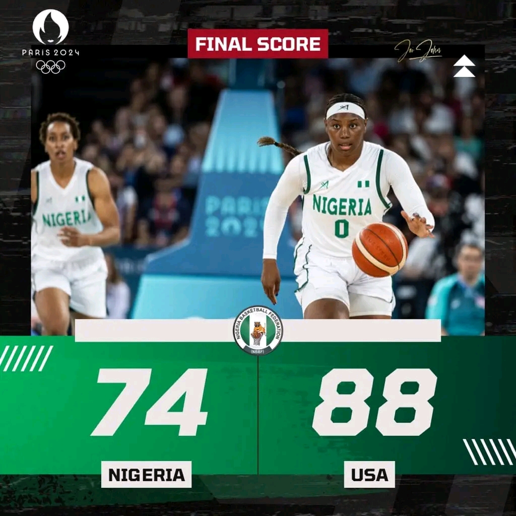 Nigeria’s D’Tigredd Knocked Out By USA in the Paris 2024 Olympics